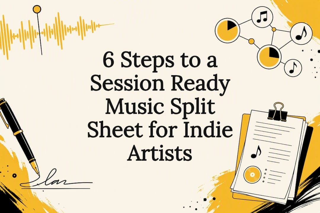 6 Steps to a Session Ready Music Split Sheet for Indie Artists